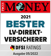 Bester LV-Direktversicherer FocusMoney 05/2022